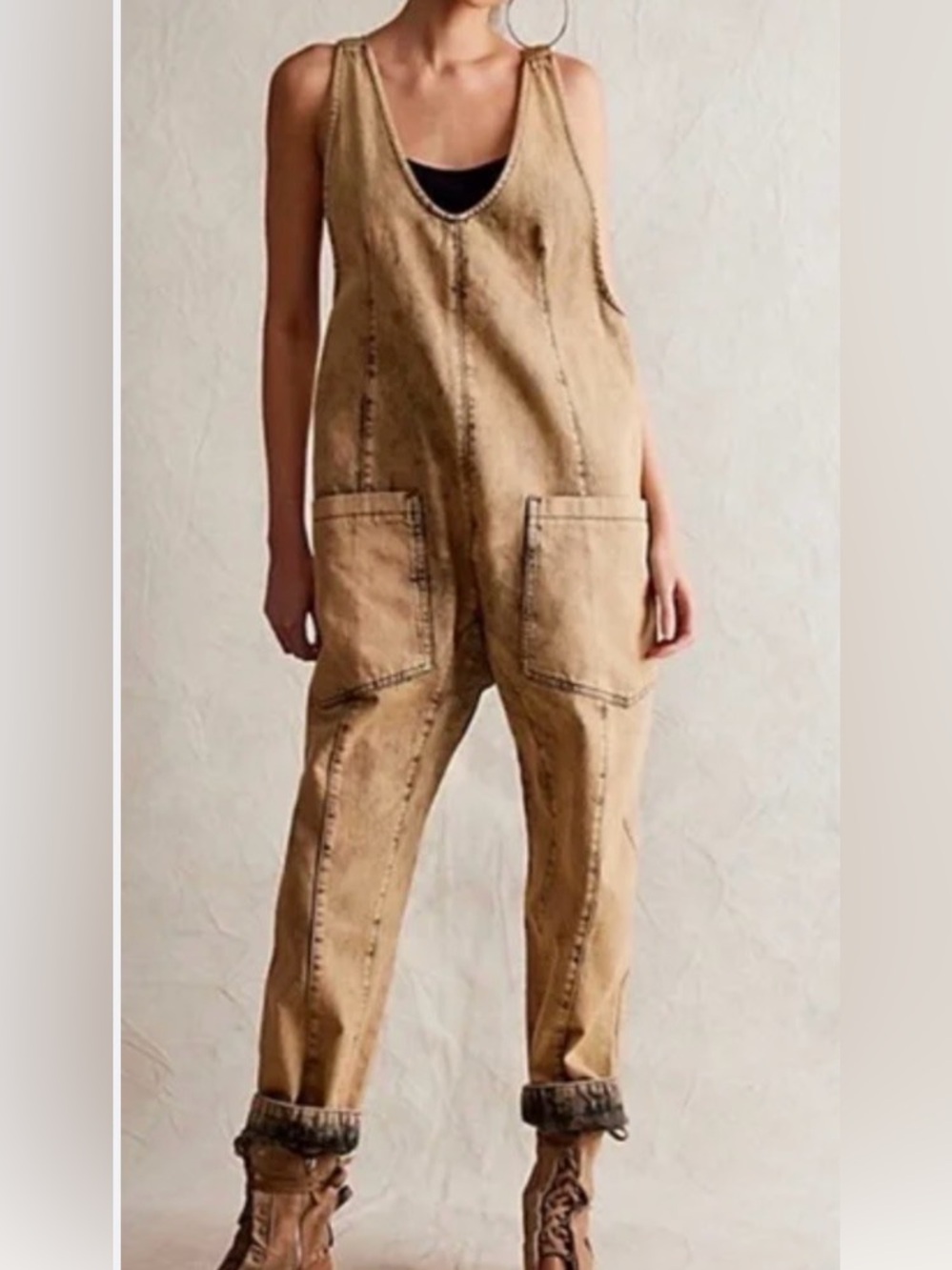 NWOT We the Free by Free People High Roller Jumpsuit - Farrow